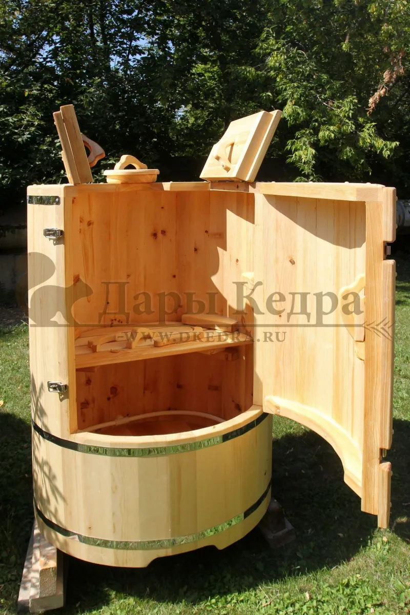 Кедровая бочка (фитобочка) «Бурый медведь»