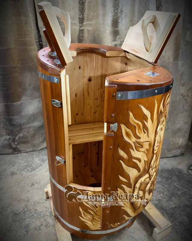 Кедровая бочка (фитобочка) «Огненная лошадь»