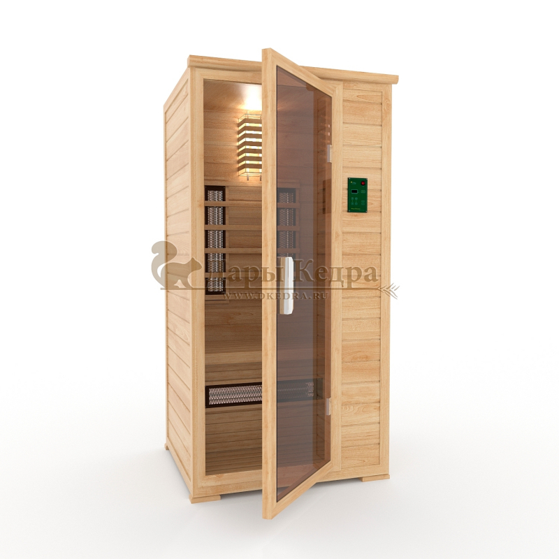 Одноместная инфракрасная сауна кабина из кедра с керамическими нагревателями Одноместная инфракрасная сауна кабина из кедра с керамическими нагревателями